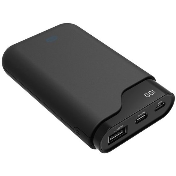 Внешний аккумулятор Ergo Power Bank USB-C 7500mAh Rubber Black (LI-U3)