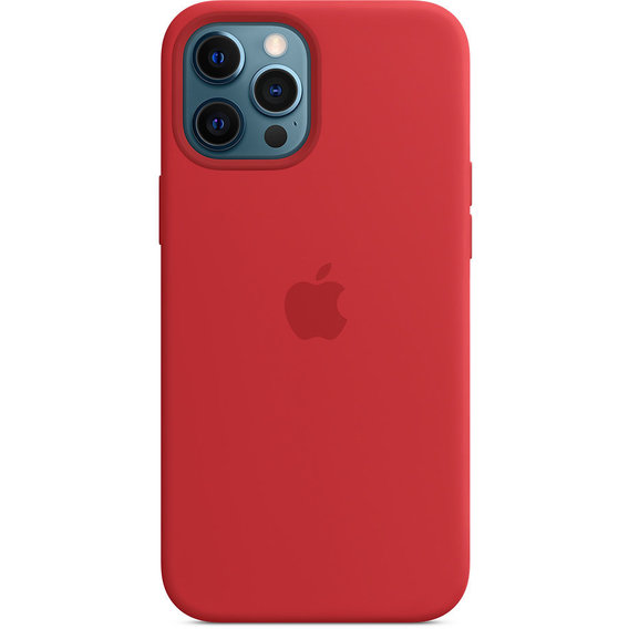 Аксессуар для iPhone Apple Silicone Case with MagSafe (PRODUCT) Red (MHLF3) for iPhone 12 Pro Max