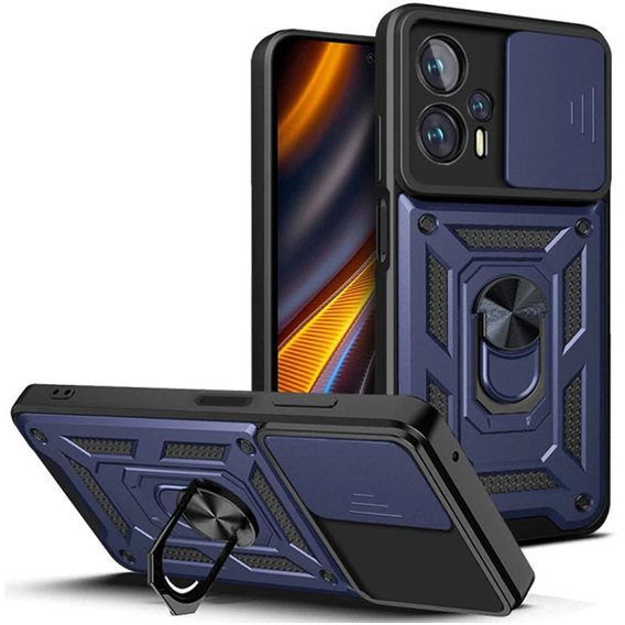 Аксессуар для смартфона Mobile Case Camshield Serge Ring Blue for Xiaomi Poco X4 GT