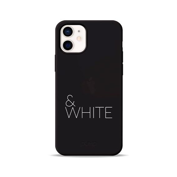 Аксессуар для iPhone Pump Silicone Minimalistic Case Black&White (PMSLMN12(5.4)-13/169) for iPhone 12 mini