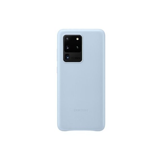 Аксессуар для смартфона Samsung Leather Cover Sky Blue (EF-VG988LLEGRU) for Samsung G988 Galaxy S20 Ultra