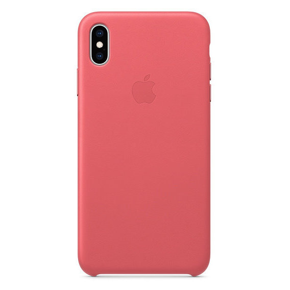 Аксессуар для iPhone Apple Leather Case Peony Pink (MTEX2) for iPhone Xs Max