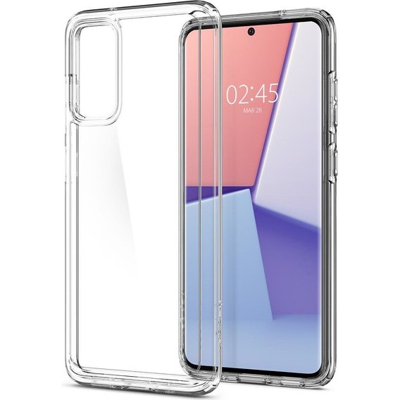 Аксесуар для смартфона Spigen Crystal Hybrid Crystal Clear (ACS00816) for Samsung G980 Galaxy S20
