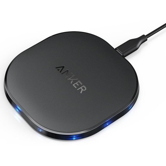 Зарядное устройство ANKER Wireless Fast Charger 10W Black (A2513H12)