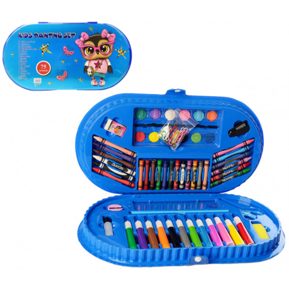 Детский набор для творчества METR+ MK 3918-1 в чемодане (Сова)