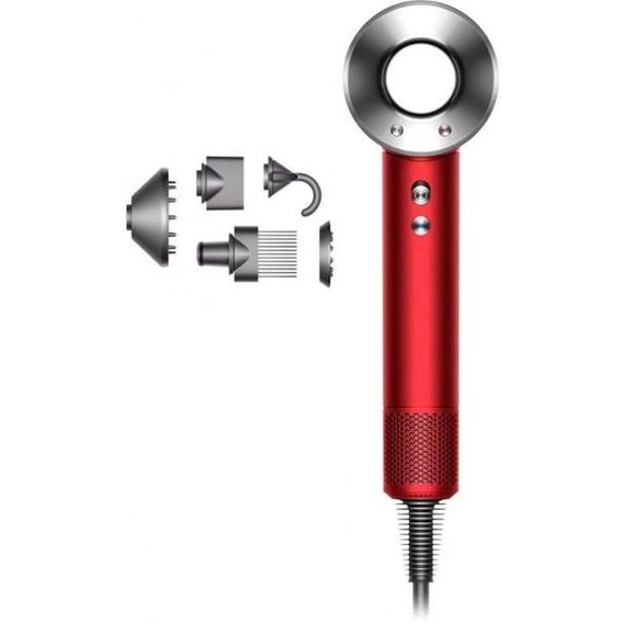Фен Dyson Supersonic HD07 Red/Nikel (397704-01)