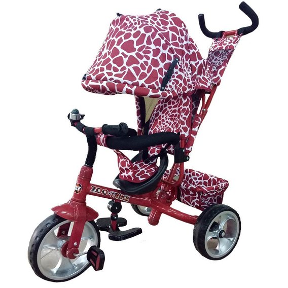 Трехколесный велосипед Baby Tilly Zoo-Trike T-342 Dark Red