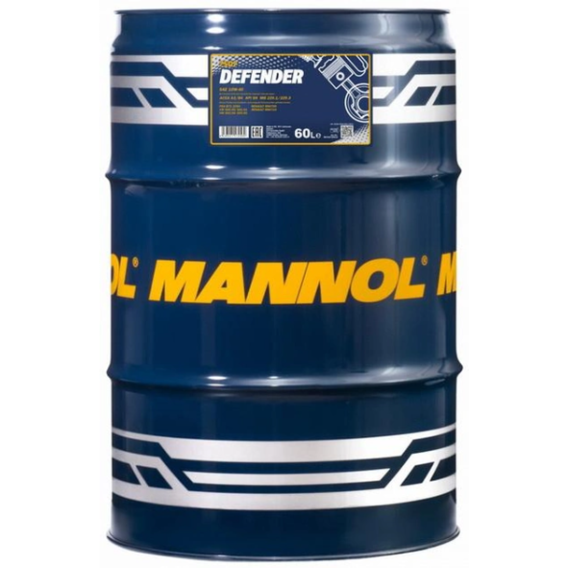 Моторное масло полусинтетическое MANNOL DEFENDER 10W-40 60л (MN750760)