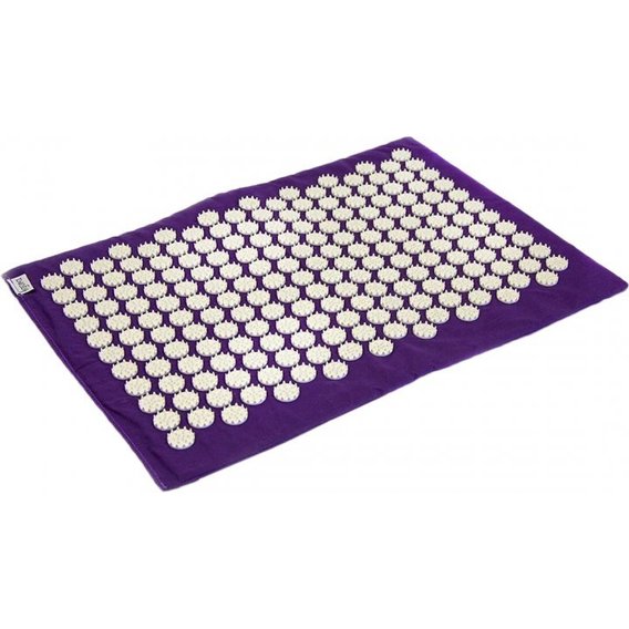 Коврик массажно-акупунктурный IGORA RELAX 55х40 см фиолетовый (MS-1251-11)