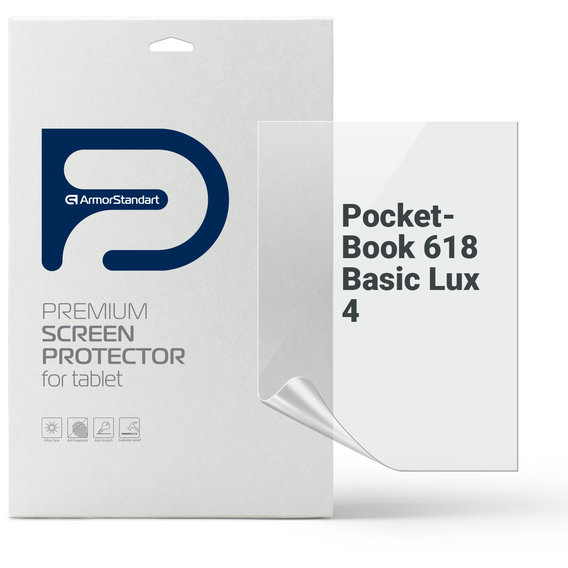Аксессуар к электронной книге ArmorStandart Hydro-Gel Screen Protector Clear for PocketBook 618 Basic Lux 4 (ARM73461)