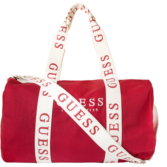 Женская спортивная сумка GUESS красная (677878618042)