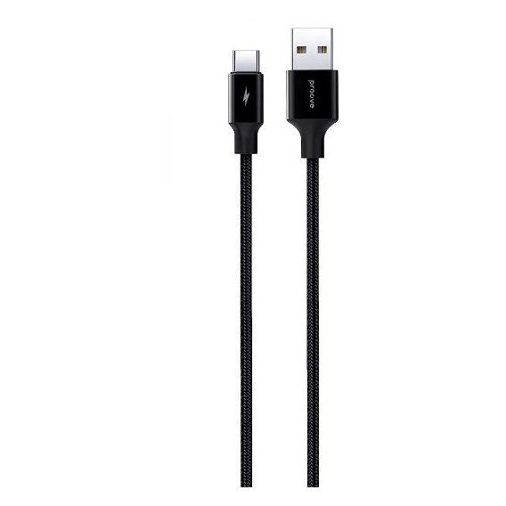 Кабель Proove USB Cable to USB-C Light Weft 2.4A 1m Black