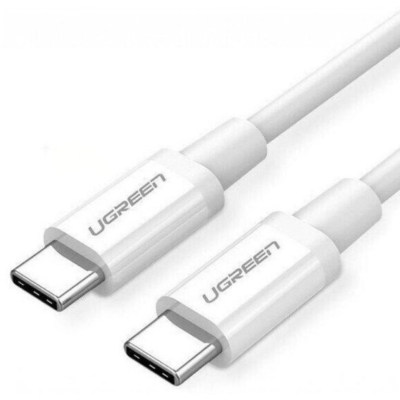 Кабель Ugreen ABS Shell USB-C to USB-C 1m White (60518)