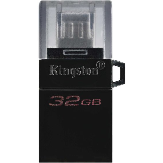 USB-флешка Kingston 32GB DataTraveler MicroDuo USB 3.2/microUSB Black/Silver (DTDUO3G2/32GB)