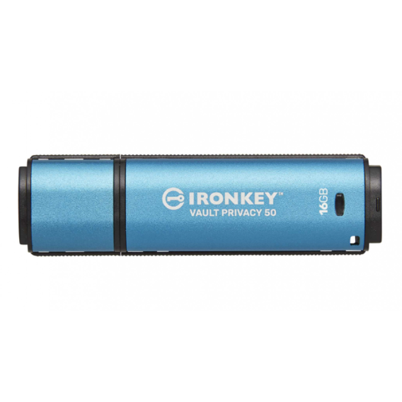 USB-флешка Kingston 16GB IronKey Vault Privacy 50 USB 3.2 Blue (IKVP50/16GB)