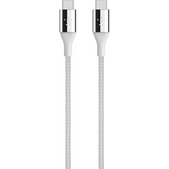 Кабель Belkin Cable USB-С to USB-C MIXIT DuraTek 3A PD 1.2m Silver (F2CU050bt04-SLV)