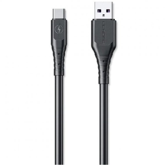 Кабель WK USB Cable to USB-C Wargod Fast 6A 1m Black (WDC-152)