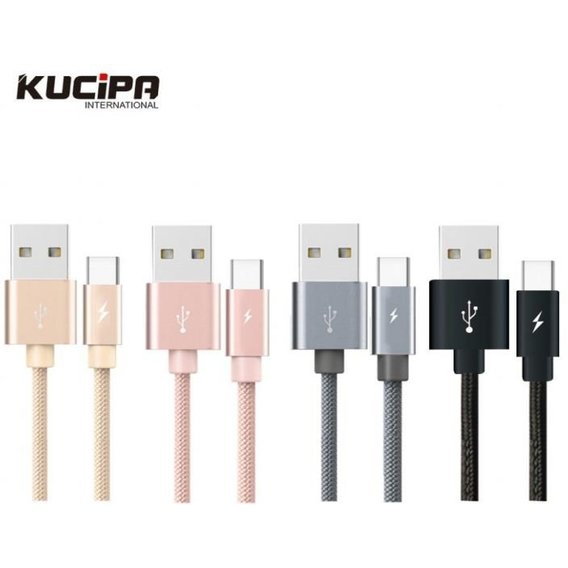 Кабель Kucipa USB Cable to USB-C K175 1.5m Gold