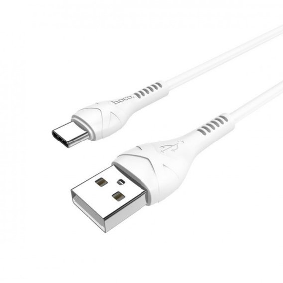 Кабель Hoco USB Cable to USB-C X37 Cool Power 1m White