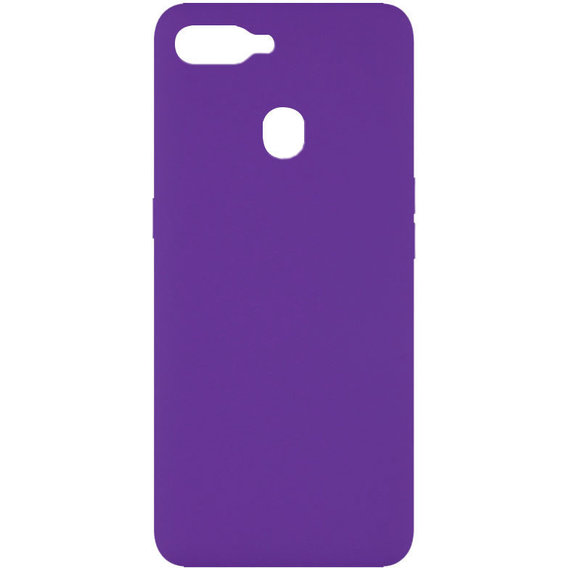 Аксессуар для смартфона Mobile Case Silicone Cover without Logo Purple for Oppo A5s