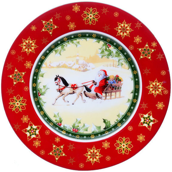 Набір обідніх тарілок Lefard Christmas Collection 6х26 см (986-072)
