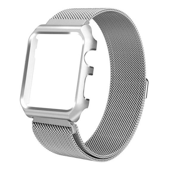 Аксессуар для Watch XOKO Melanise with Strap Silver (XK-AP-MLSL38) for Apple Watch 38mm