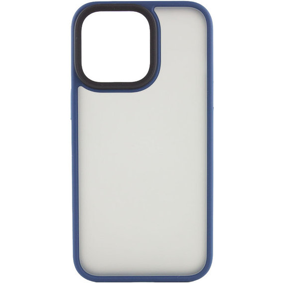 Аксесуар для iPhone Mobile Case TPU+PC Metal Buttons Blue для iPhone 13 Pro Max