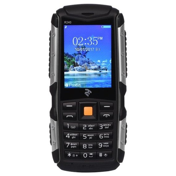 Мобильный телефон 2E R240 Dual Sim Black (UA UCRF)