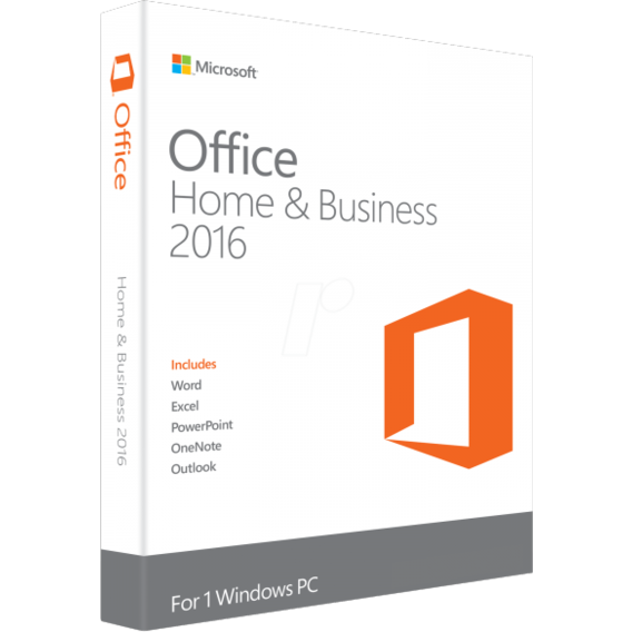 Microsoft Office 2016 Home and Business Ukrainian DVD P2 (T5D-02734)