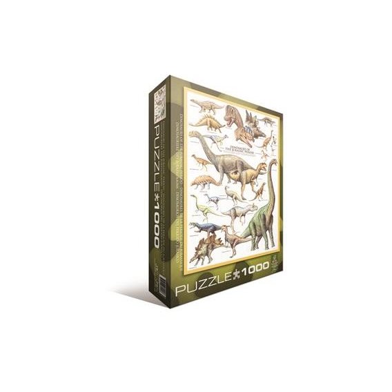 Пазл EuroGraphics "Динозавры Юрского периода", 1000 элементов (6000-0099)