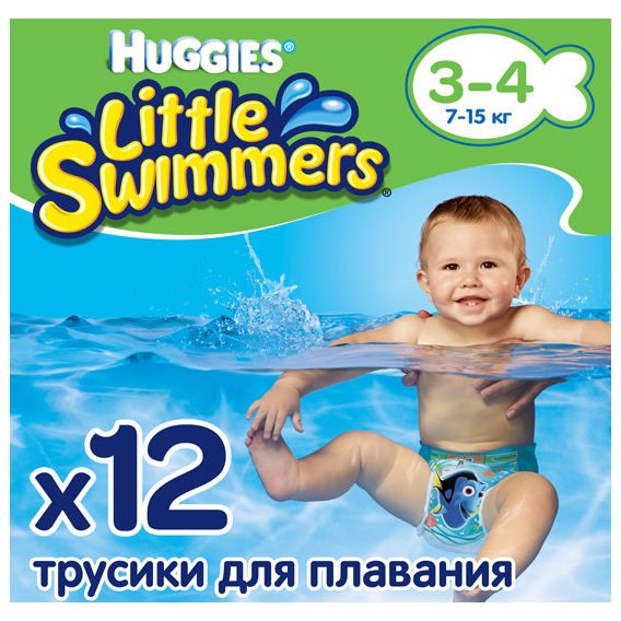 Huggies Little Swimmers Naz 3-4 12
