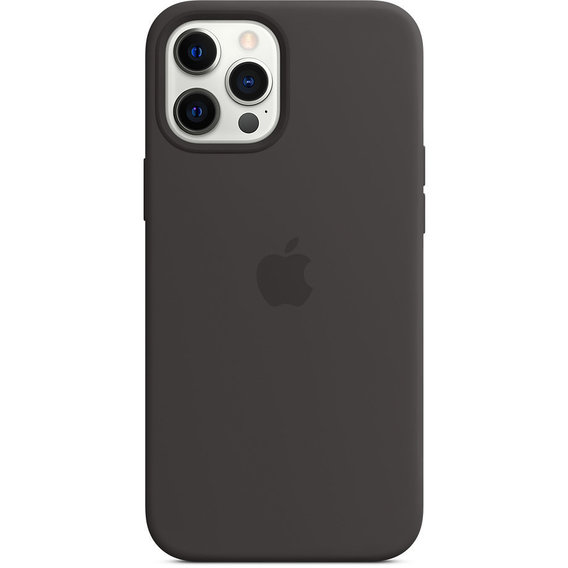 Аксессуар для iPhone Apple Silicone Case with MagSafe Black (MHLG3) for iPhone 12 Pro Max