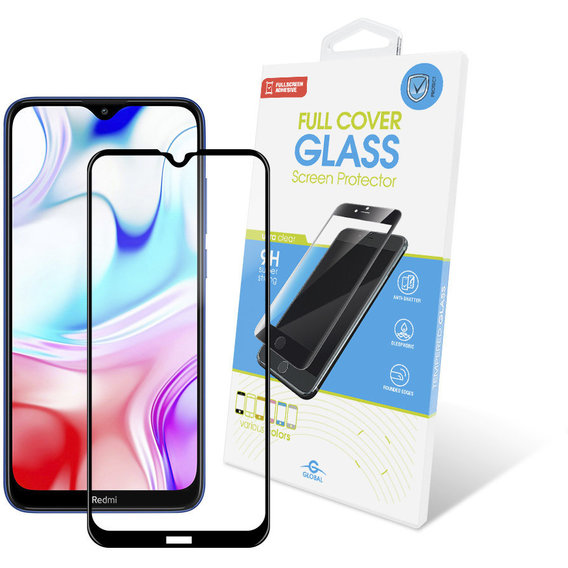 Аксессуар для смартфона Global Tempered Glass Full Glue Black for Xiaomi Redmi 8 / 8A