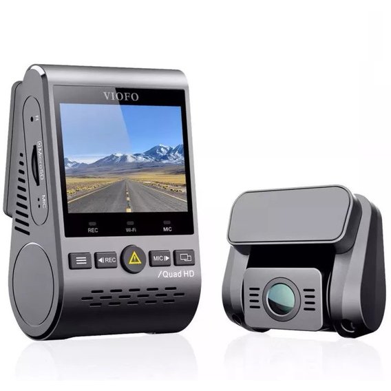 Viofo A129 Plus Duo 2K + Full HD з GPS, WiFi и камерой заднего вида