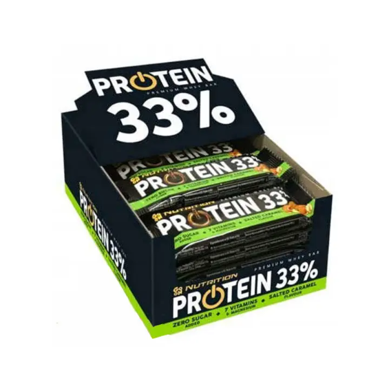 Протеиновые батончики GoOn Nutrition Protein 33% Bar 25x50g Salted caramel