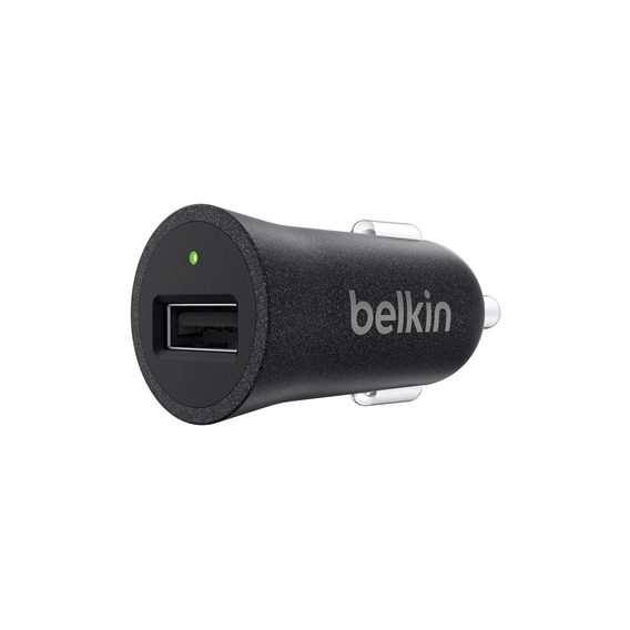 Зарядное устройство Belkin USB Car Charger Mixit Premium Metallic 2.4A Black (F8M730btBLK)