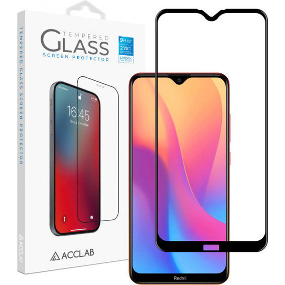 Аксессуар для смартфона ACCLAB Tempered Glass Full Glue Black for Xiaomi Redmi 8A