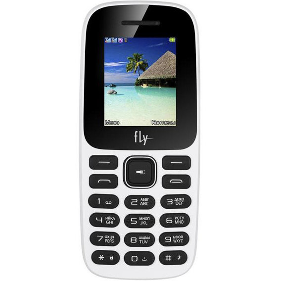 Мобильный телефон Fly FF183 Dual Sim White (UA UCRF)