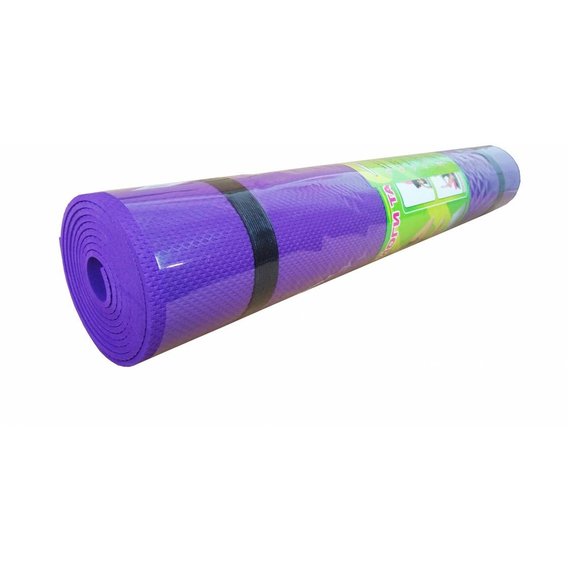 Коврик для фитнеса Йогамат Profi M 0380-3 материал EVA (Фиолетовый)