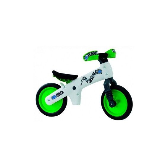 Велосипед Bellelli B-Bip Pl обучающий бело-зеленый 2-5лет (беговел) (BIC-75)