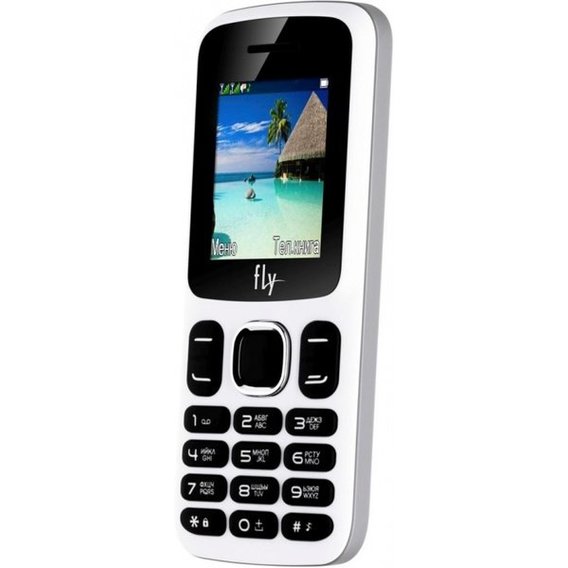Мобильный телефон Fly FF180 Dual Sim White (UA UCRF)