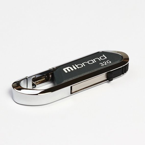 USB-флешка Mibrand 32GB Aligator Grey USB 2.0 (MI2.0/AL32U7G)