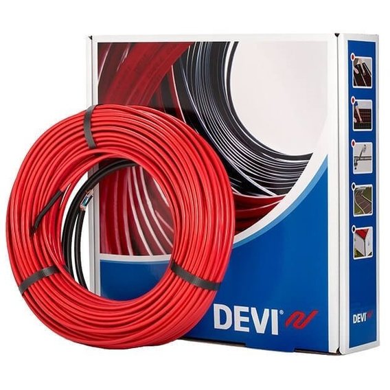 Нагрівальний кабель DEVIflex 18Т_ 2х жіл._ 9.0кв.м_ 1340W_ 74м_ 230V (140F1246)