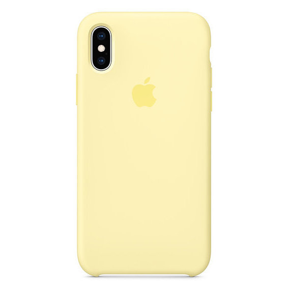 Аксессуар для iPhone Apple Silicone Case Mellow Yellow (MUJV2) for iPhone Xs