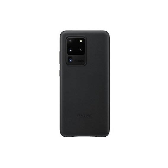 Аксессуар для смартфона Samsung Leather Cover Black (EF-VG988LBEGRU) for Samsung G988 Galaxy S20 Ultra