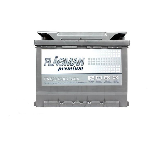 Автомобильный аккумулятор FLAGMAN 6СТ-65 Аз Premium
