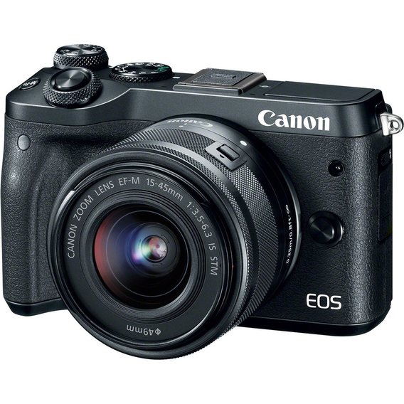 Canon EOS M6 kit (15-45mm) Black Официальная гарантия