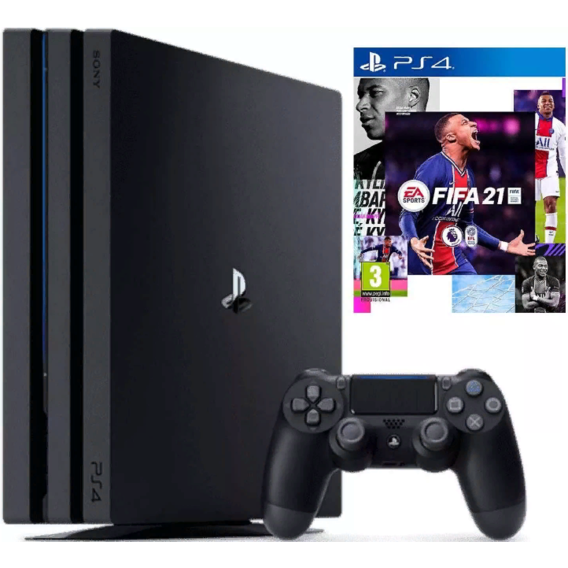 Игровая приставка Sony Playstation 4 Pro 1TB + FIFA 21