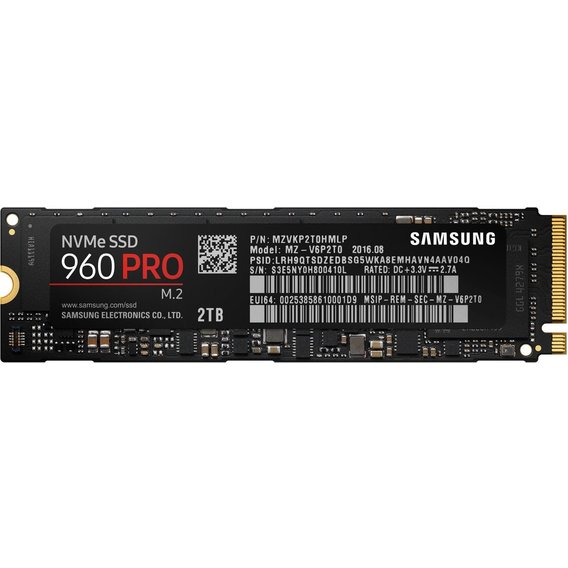 Samsung SSD M.2 960 PRO 2TB (MZ-V6P2T0BW)