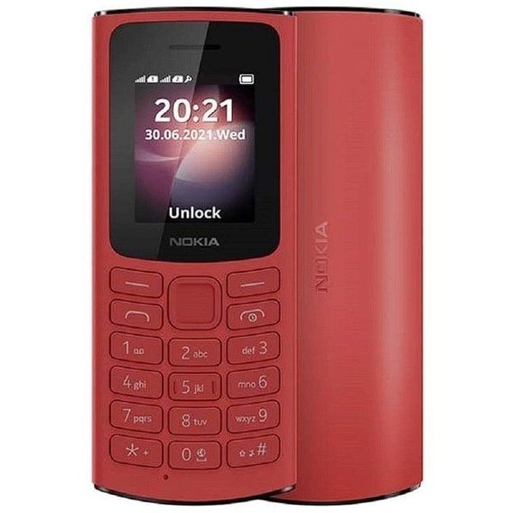 Мобильный телефон Nokia 105 (2023) Dual Sim Red (UA UCRF)